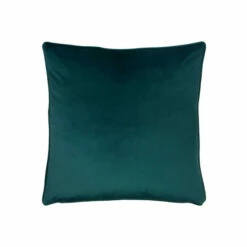 Evans Lichfield Teal Blue Opulence Velvet Polyester Filled Cushion