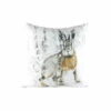 Evans Lichfield Multicolour Christmas Snowy Hare Cushion