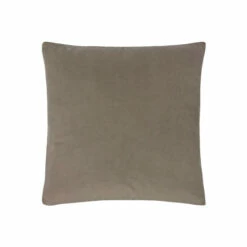 Evans Lichfield Mink Brown Sunningdale Velvet Polyester Filled Cushion