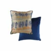 Evans Lichfield Royal Blue Inca Jacquard Polyester Filled Cushion