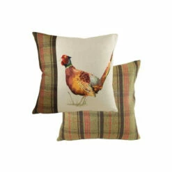 Evans Lichfield Multicolour Hunter Pheasant Printed Polyester Filled Cushion -Evans Lichfieldshop unnamed file 221