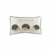Evans Lichfield Multicolour Oakwood Hedgehogs Printed Polyester Filled Cushion
