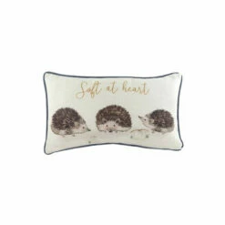 Evans Lichfield Multicolour Oakwood Hedgehogs Printed Polyester Filled Cushion -Evans Lichfieldshop unnamed file 229