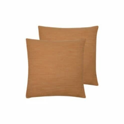 Evans Lichfield 2 Pack Orange Dalton Filled Cushions