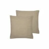 Evans Lichfield 2 Pack Brown Dalton Filled Cushions