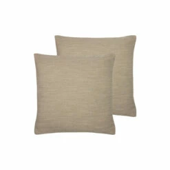 Evans Lichfield 2 Pack Brown Dalton Filled Cushions