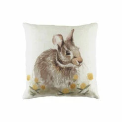 Evans Lichfield White Woodland Hare Cushion -Evans Lichfieldshop unnamed file 257