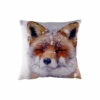 Evans Lichfield Multicolour Portrait Fox Printed Polyester Filled Cushion