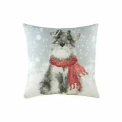 Evans Lichfield Multicolour Snowy Dog Printed Polyester Filled Cushion -Evans Lichfieldshop unnamed file 297