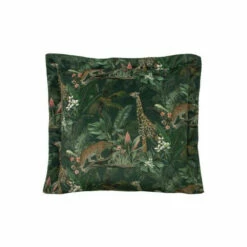 Evans Lichfield Multicolour Manyara Leopard Velvet Polyester Filled Cushion -Evans Lichfieldshop unnamed file 324