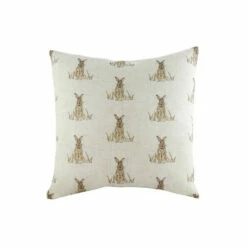 Evans Lichfield Multicolour Oakwood Hares Repeat Polyester Filled Cushion -Evans Lichfieldshop unnamed file 330