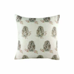 Evans Lichfield Multicolour Hedgerow Owl Repeat Printed Polyester Filled Cushion -Evans Lichfieldshop unnamed file 333