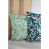 Evans Lichfield Green Heritage Bell Flowers Printed Cushion