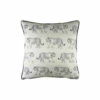 Evans Lichfield White Safari Tiger Repeat Polyester Filled Cushion