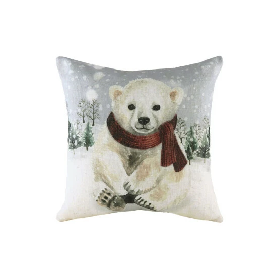 unnamed-file-370.jpg Evans Lichfield Multicolour Snowy Polar Bear Printed Polyester Filled Cushion -Evans Lichfieldshop unnamed file 370