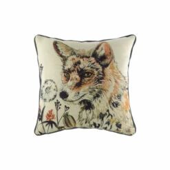 Evans Lichfield Multicolour Elwood Fox Printed Polyester Filled Cushion