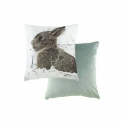 Evans Lichfield Multicolour Photo Hare Printed Polyester Filled Cushion