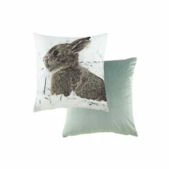 Evans Lichfield Multicolour Photo Hare Printed Polyester Filled Cushion -Evans Lichfieldshop unnamed file 409