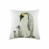 Evans Lichfield Multicolour Penguin Family Printed Polyester Filled Cushion