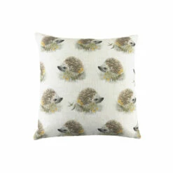 Evans Lichfield Multicolour Woodland Hedgehog Cushion