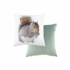 Evans Lichfield Multicolour Photo Squirrel Printed Polyester Filled Cushion
