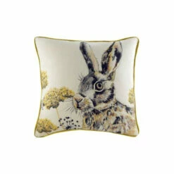 Evans Lichfield Multicolour Elwood Hare Printed Polyester Filled Cushion -Evans Lichfieldshop unnamed file 460