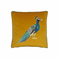 Evans Lichfield Yellow Peacock Cushion -Evans Lichfieldshop unnamed file 478
