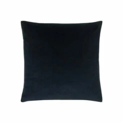 Evans Lichfield Midnight Blue Sunningdale Velvet Polyester Filled Cushion