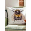 Evans Lichfield White Species Bee Printed Polyester Filled Cushion