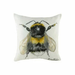 Evans Lichfield White Species Bee Printed Polyester Filled Cushion -Evans Lichfieldshop unnamed file 575