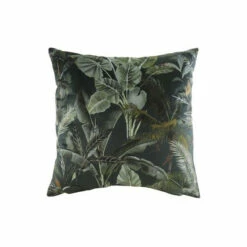 Evans Lichfield Multicolour Kibale Jungle Leaves Velvet Polyester Filled Cushion -Evans Lichfieldshop unnamed file 607