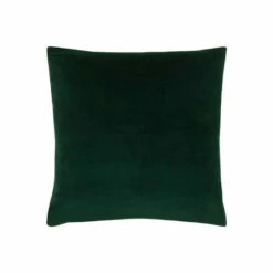 Evans Lichfield Bottle Green Sunningdale Velvet Polyester Filled Cushion -Evans Lichfieldshop unnamed file 632