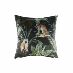 Evans Lichfield Multicolour Kibale Jungle Animals Velvet Polyester Filled Cushion -Evans Lichfieldshop unnamed file 638