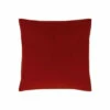 Evans Lichfield Flame Red Sunningdale Velvet Polyester Filled Cushion