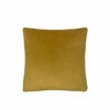 Evans Lichfield Saffron Yellow Opulence Velvet Polyester Filled Cushion