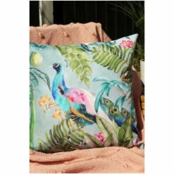 Evans Lichfield Multicolour Peacock Outdoor Polyester Filled Cushion -Evans Lichfieldshop unnamed file 675