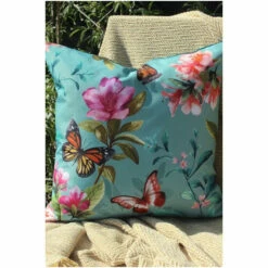 Evans Lichfield Duck Egg Blue Butterflies Outdoor Polyester Filled Cushion -Evans Lichfieldshop unnamed file 680