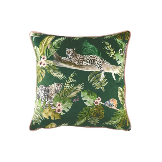 unnamed-file-681.jpg Evans Lichfield Green Jungle Leopard Velvet Polyester Filled Cushion -Evans Lichfieldshop unnamed file 681