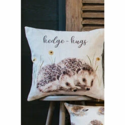 Evans Lichfield Multicolour Hand Painted Woodland Cushion