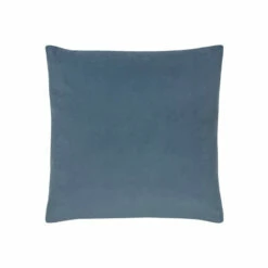 Evans Lichfield Wedgewood Blue Sunningdale Velvet Polyester Filled Cushion