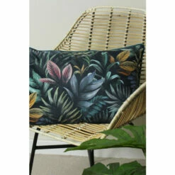 Evans Lichfield Black Zinara Cushion