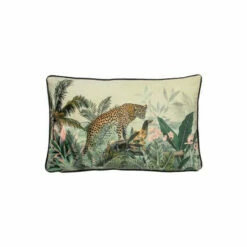 Evans Lichfield Multicolour Manyara Leopard Velvet Polyester Filled Cushion -Evans Lichfieldshop unnamed file 776