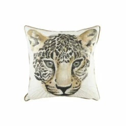Evans Lichfield White Safari Leopard Printed Polyester Filled Cushion -Evans Lichfieldshop unnamed file 792