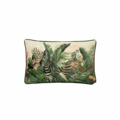 Evans Lichfield Multicolour Manyara Zebra Velvet Polyester Filled Cushion -Evans Lichfieldshop unnamed file 89