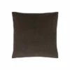 Evans Lichfield Truffle Brown Sunningdale Velvet Polyester Filled Cushion